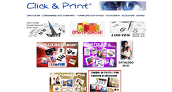 Desktop Screenshot of clickeprint.it